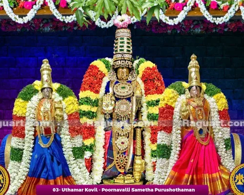 03-Uthamar Kovil-poornavalli sametha Purushothaman