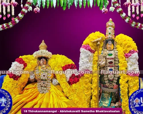18 Thirukannamangai - Abishekavalli Sametha Bhaktavatsalan