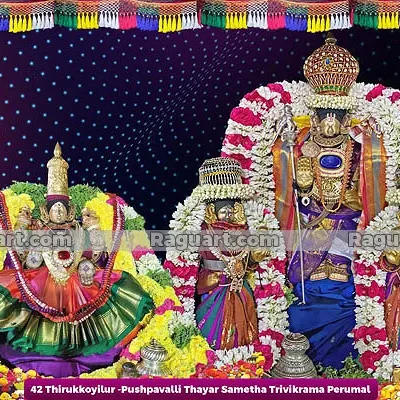 Thirukkoyilur -Pushpavalli Thayar Sametha Trivikrama Perumal