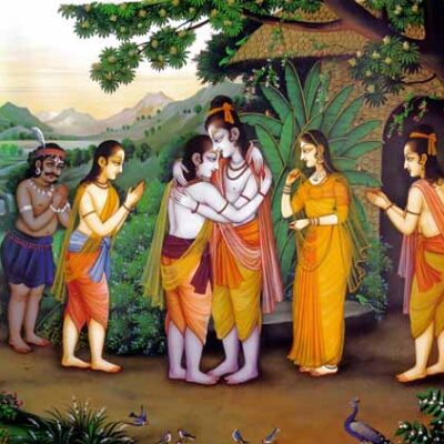 Bharata-meets-Rama-in-the-forest