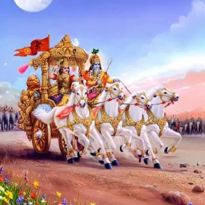 Mahabarat-war-Krishna-Arjuna