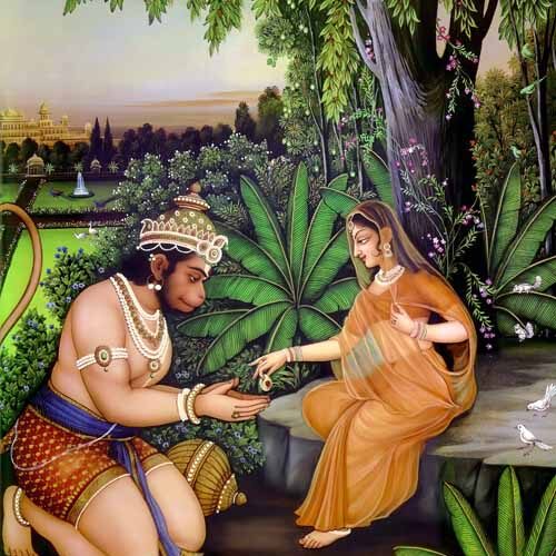 sita-gives-ring-to-hanuman