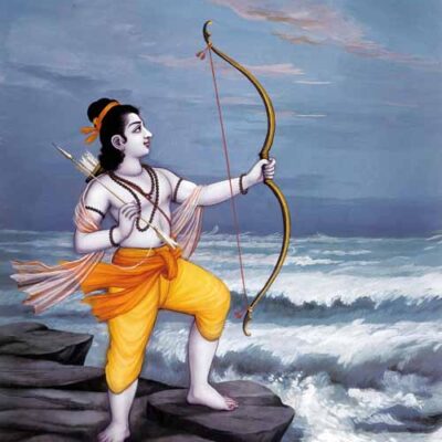 Rama-Angry with-Samudra