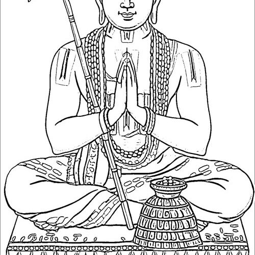 Ramanujar-line-art
