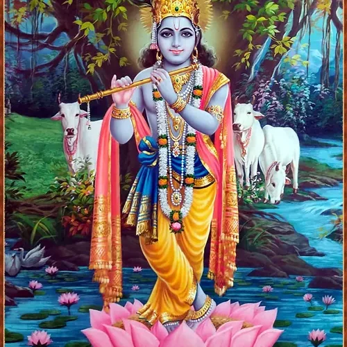 Lord krishna vintage painitngs