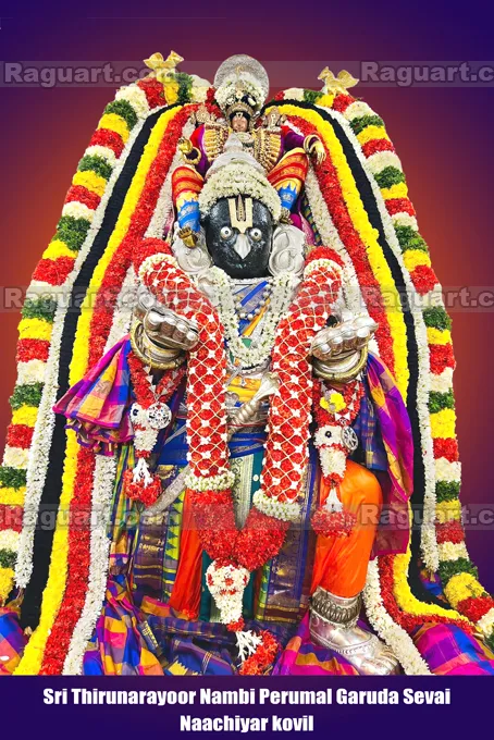 Nachiyar kovil Garuda seva Nachiyar kovil Kal Garuda seva