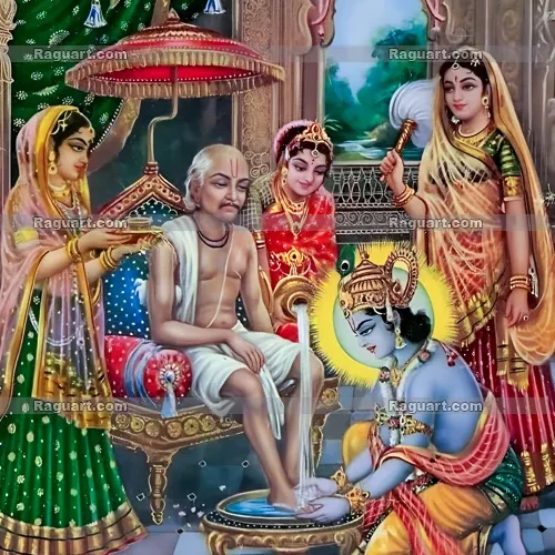 Sudama and krishna