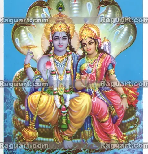 Vishnu with Lakshmi