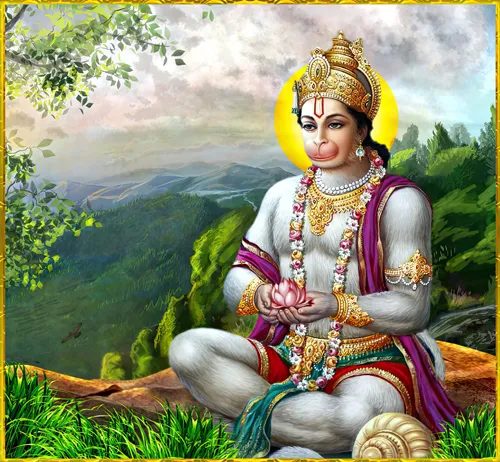 Hanuman Photo for pooja room-4