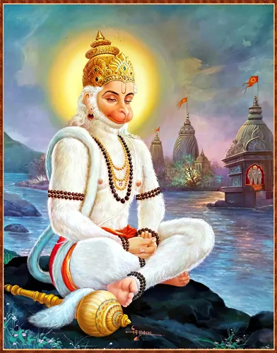 Hanuman ji photos in meditation 4