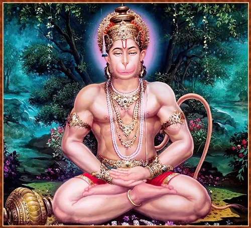 Hanuman ji photos in meditation