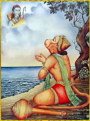 Hanuman ji photos with Lord Rama blessing