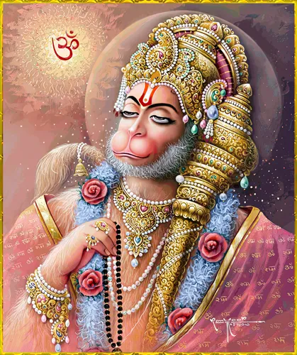 Hanumans Divine look