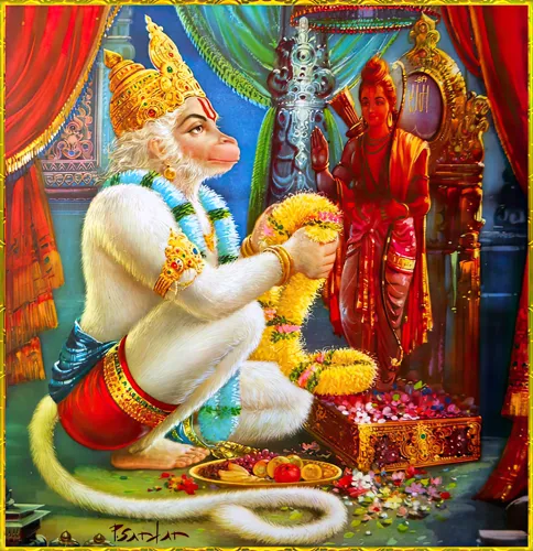 Rare photo for Hanuman