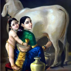 11 Yasodha bala krishna with cow