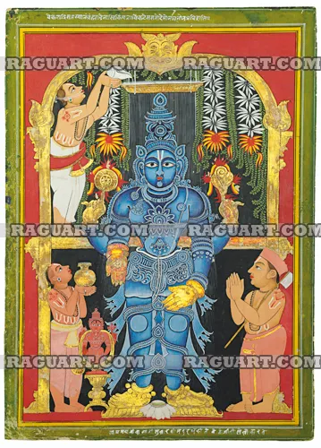 Tirumala Balaji vintage art