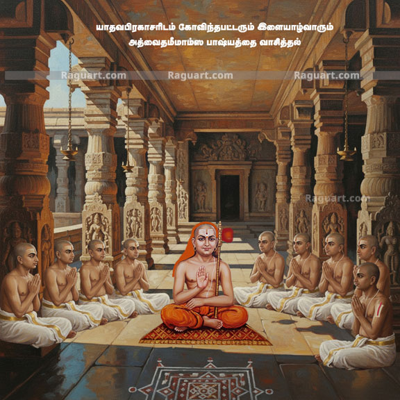 Ramanujar at gurukulam