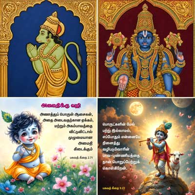 Lord-Narayana-Tanjore-style